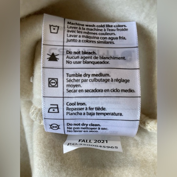 Carhartt Women’s Beige Relaxed Fit Sweatshirt Size Medium - Picture 7 of 7